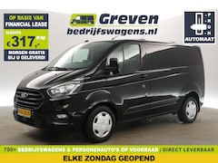 Ford Transit Custom - 2.0 TDCI L1H1 170PK Automaat Airco LED Cruise Camera Carplay 3 Persoons PDC Elektrpakket T