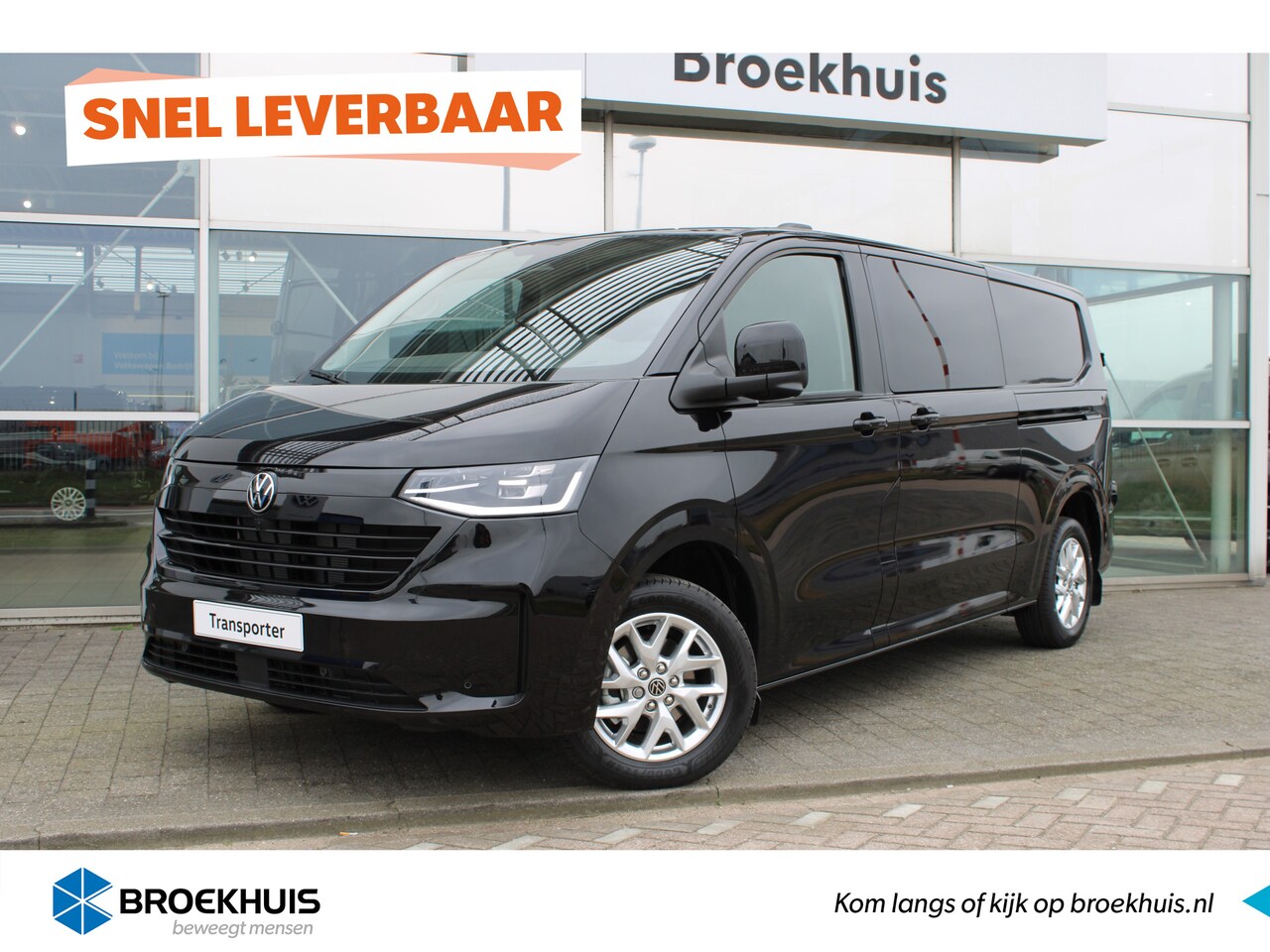 Volkswagen Transporter - | BPM VRIJ | Bulli | L2 | 2.0 TDI 170 PK | Automaat | Dubbele Cabine | Trekhaak | Navi | 3 - AutoWereld.nl