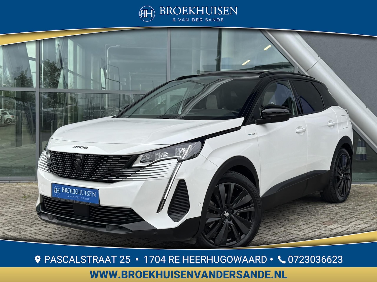 Peugeot 3008 - 1.6 Plug In HYbrid 225pk GT Panoramadak / Camera / Stoelverwarming - AutoWereld.nl