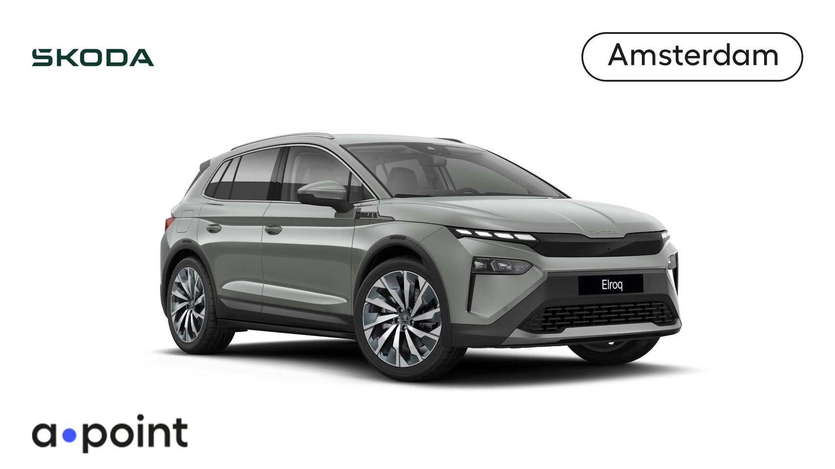 Skoda Elroq - 85 Business Edition 286 pk | Business Upgrade Pakket ADVANCED | Leder zwart | 21 inch lich - AutoWereld.nl