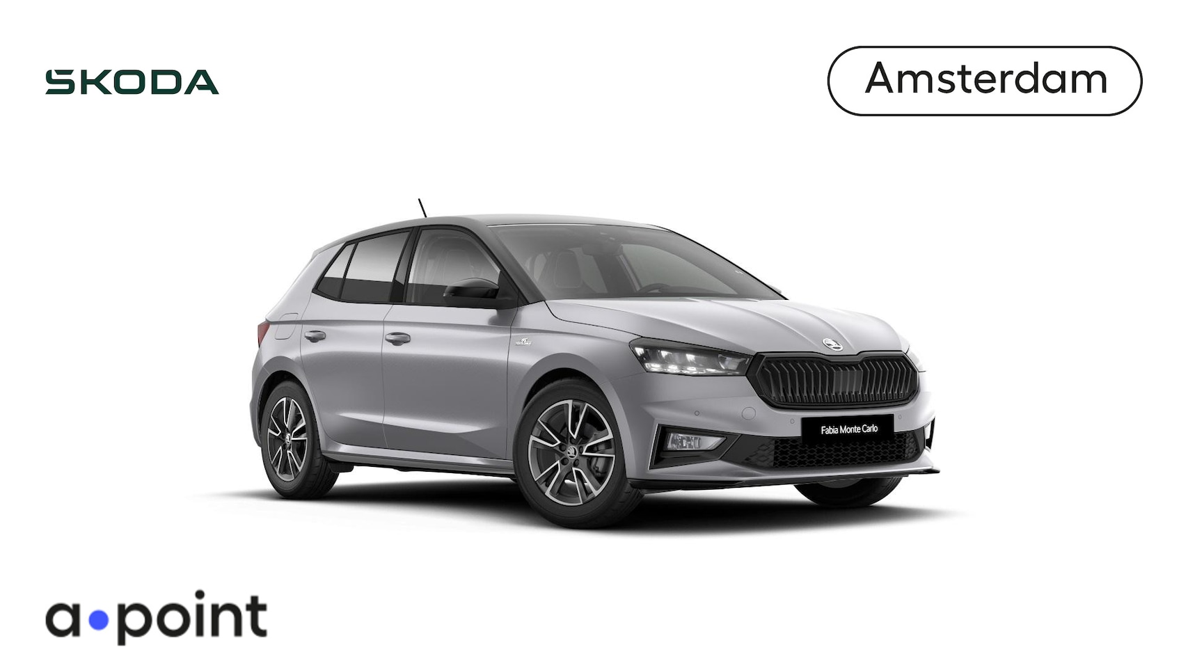 Skoda Fabia - Monte Carlo 1.0 TSI 95 pk 5 versn. Hand | Verwarmbare voorstoelen | Zwart dak - AutoWereld.nl