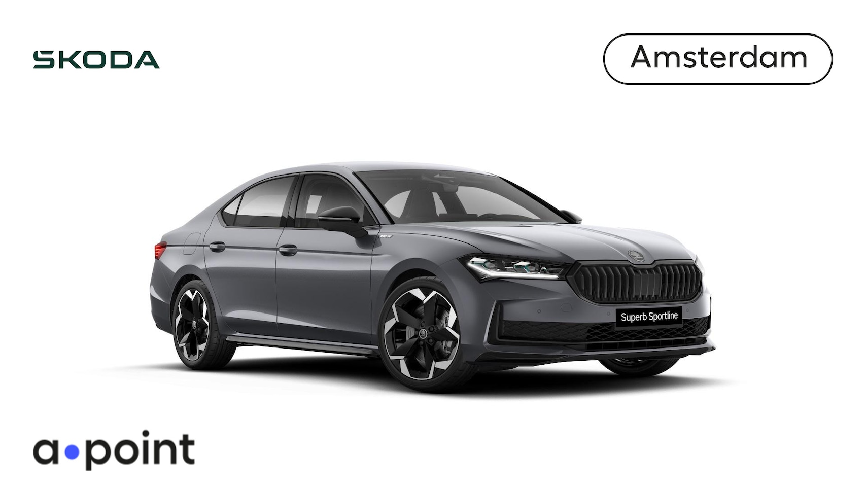 Skoda Superb - Sportline Business PHEV 1.5 TSI 204 pk 6 vers. DSG | Canton | 19 inch lichtmetalen velgen - AutoWereld.nl