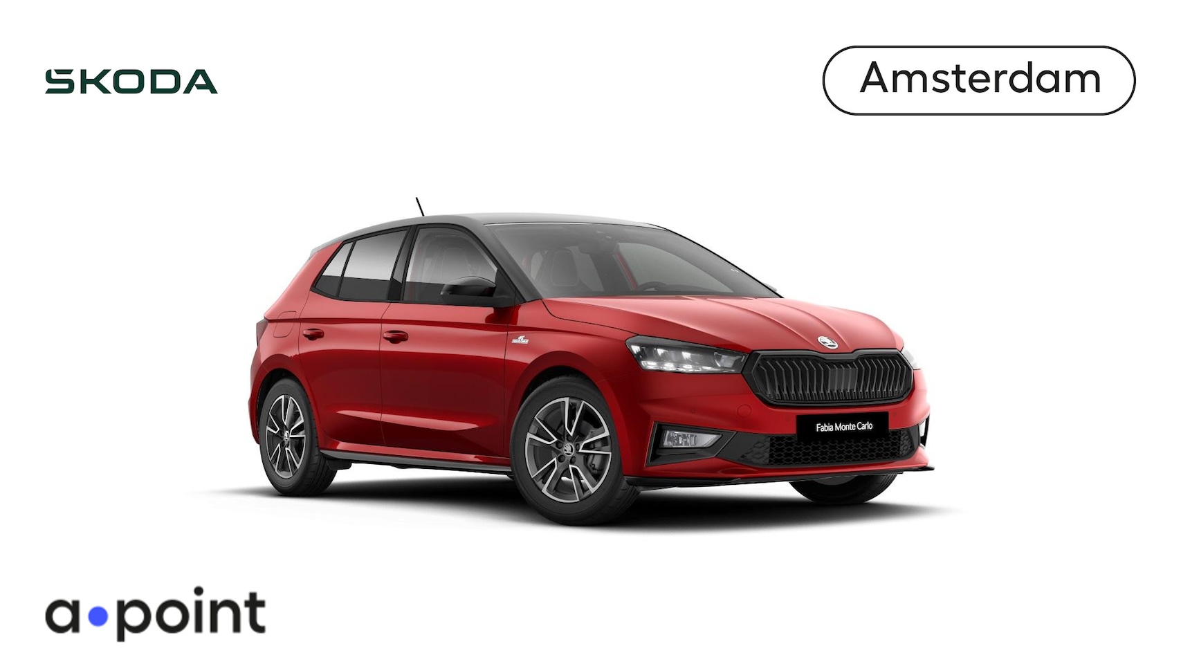 Skoda Fabia - Monte Carlo 1.0 TSI 95 pk 5 versn. hand | Hill start | Verwarmbare voorstoelen | Zwart dak - AutoWereld.nl