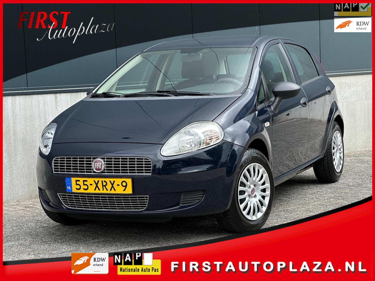 Fiat Grande Punto - 1.2 Active 5-DEURS AIRCO/ISOFIX | KEURIGE AUTO ! - AutoWereld.nl
