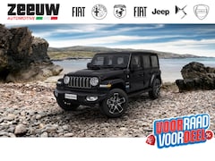 Jeep Wrangler Unlimited - 4xe 380 PK Sahara | Schuifdak | Leder | Camera | Navi | 20"
