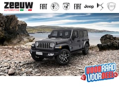 Jeep Wrangler Unlimited - 4xe 380 PK Sahara | Schuifdak | Leder | Camera | Navi | 20"
