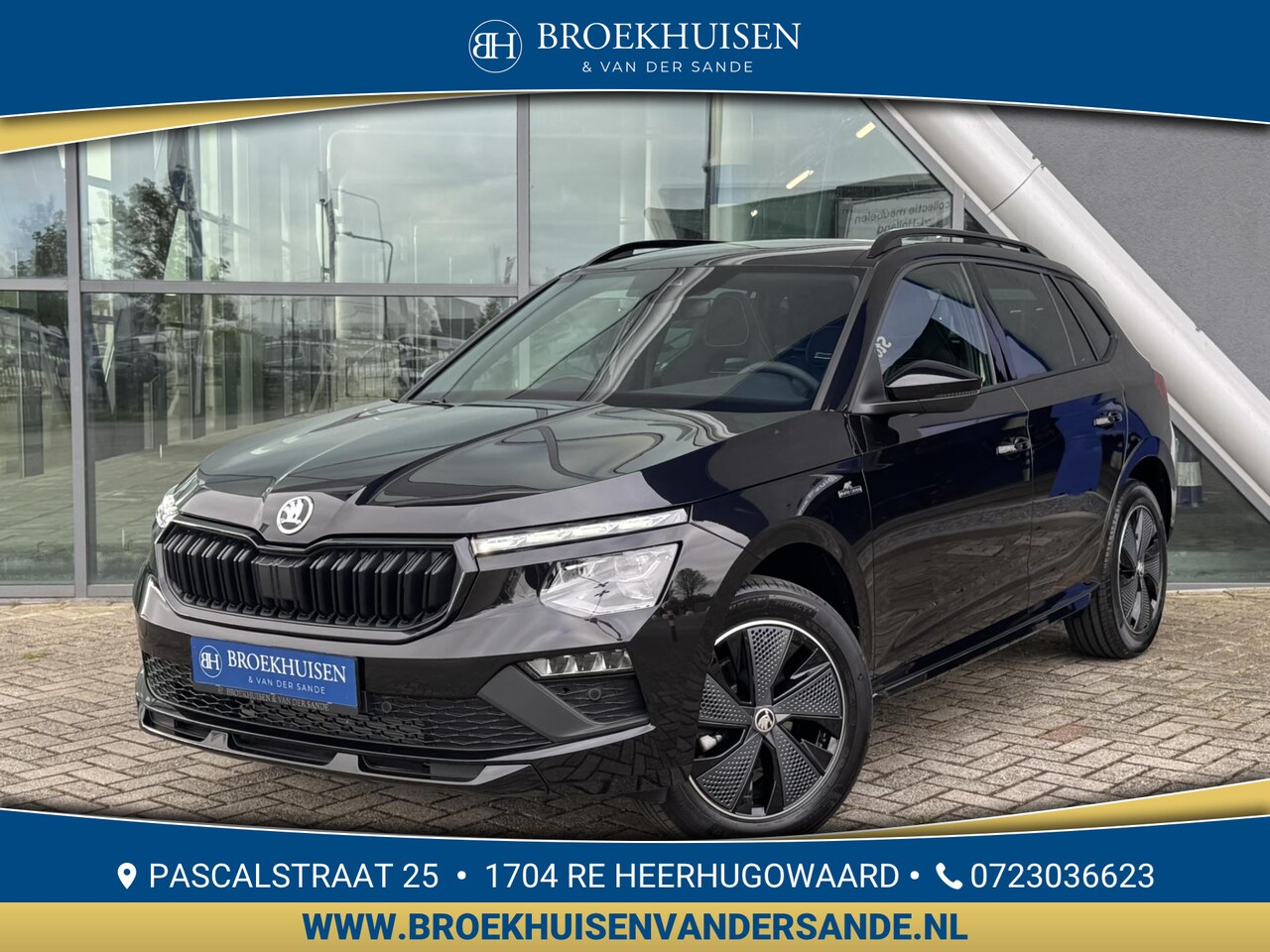 Skoda Kamiq - 1.0 TSI Monte Carlo Black edition 116pk Automaat / Panoramadak / Camera / Stoelverwarming - AutoWereld.nl
