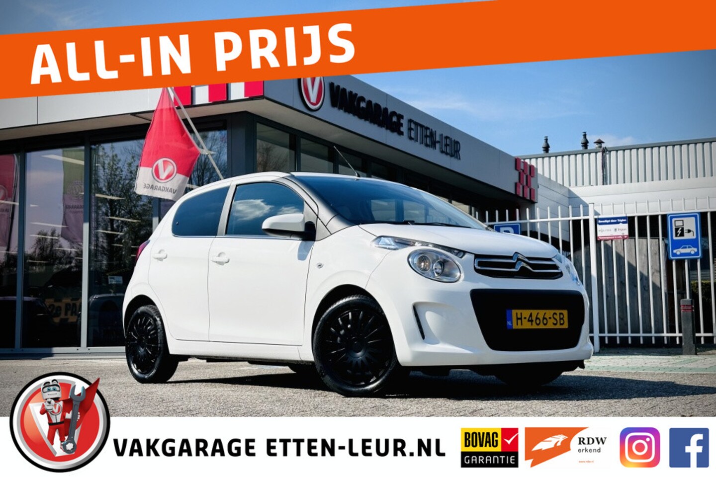 Citroën C1 - 1.0 VTi AirScape Feel Cabrio / AIRCO / BLUETOOTH - AutoWereld.nl