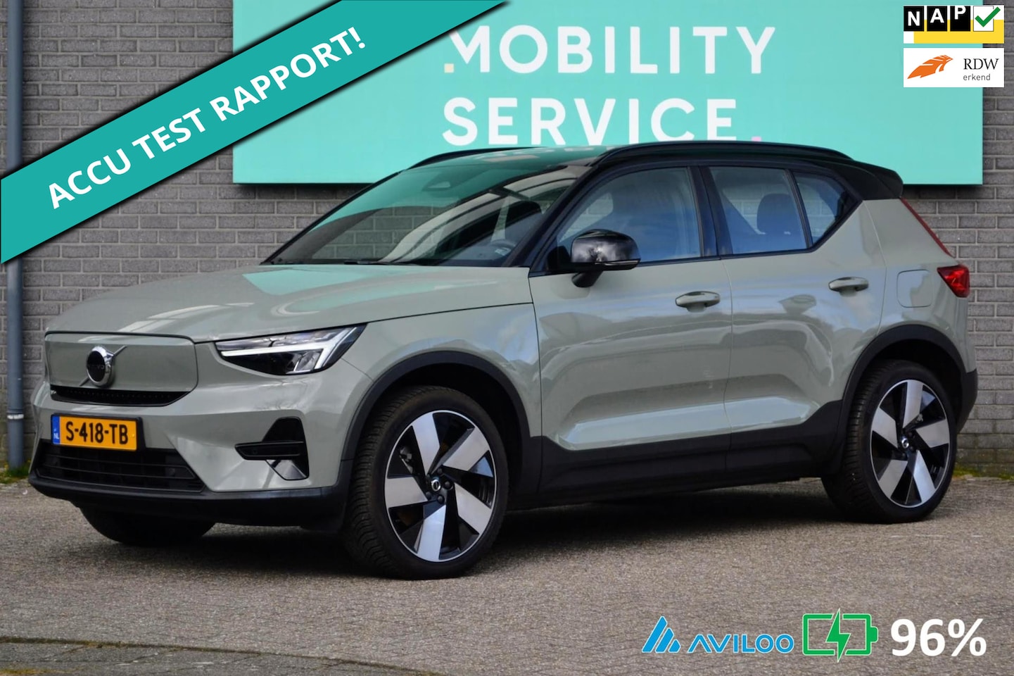 Volvo XC40 - Recharge Plus 70 kWh SOH 96% ACC CarPlay LED Warmtepomp 20"LMV - AutoWereld.nl