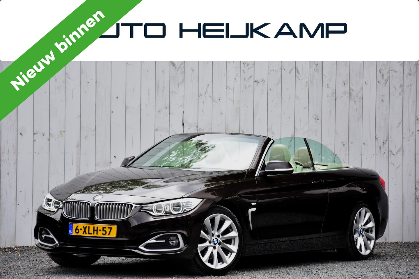 BMW 4-serie Cabrio - 428i High Executive | Leer | Led | Nekverwarming | NL-Auto | - AutoWereld.nl