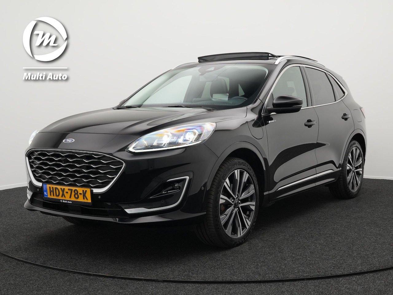 Ford Kuga - 2.5 PHEV Vignale Plug In Hybrid 1500kg Trekgewicht PHEV | Panoramadak | Adaptive Cruise | - AutoWereld.nl