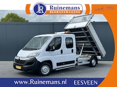 Citroën Jumper - 2.2 BlueHDi 141 PK EURO 6 / L4 MAXI / KIPPER / 7 PERS / DUBBELE CABINE / PICK UP / 2.5 TON