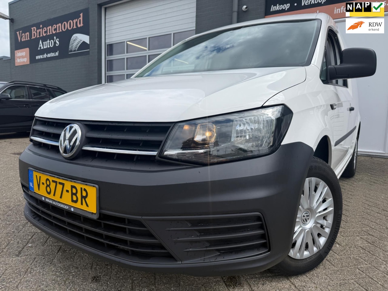 Volkswagen Caddy - 2.0 TDI L1H1 BMT Trendline van 2de Eigenaar met airco en bluetooth telefoon en cruise cont - AutoWereld.nl
