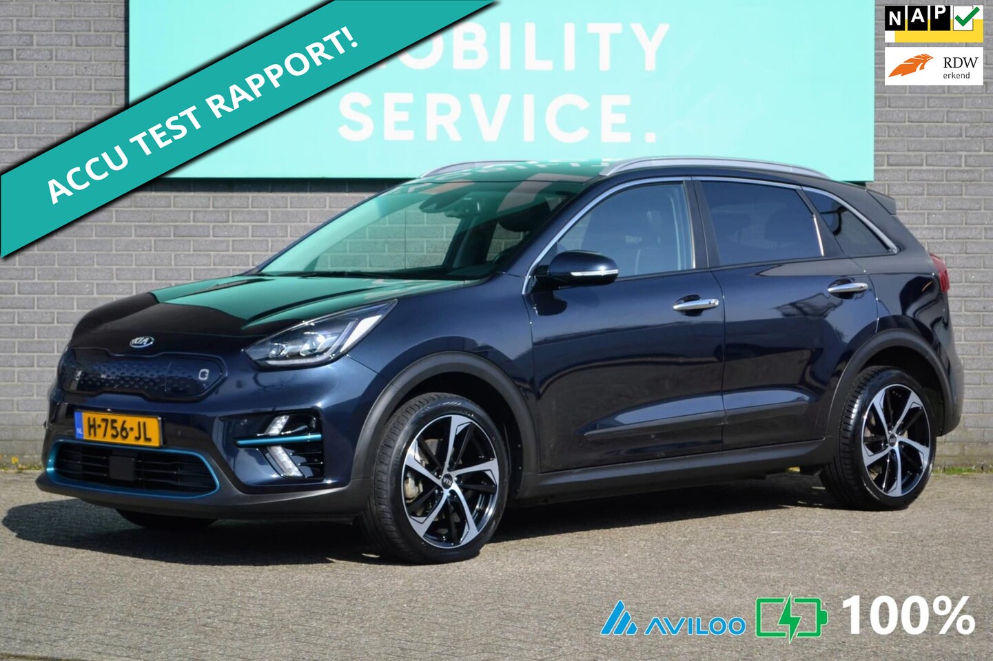 Kia e-Niro - ExecutiveLine 64 kWh SOH100% Clima ACC Leder CarPlay LaneAssist LED - AutoWereld.nl