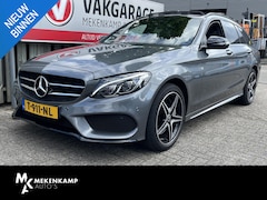 Mercedes-Benz C-klasse Estate - 350 e Sport Edition AMG Line 18"/Panoramadak/Luchtvering/360 camera/Burmester/Leder/Stoelv
