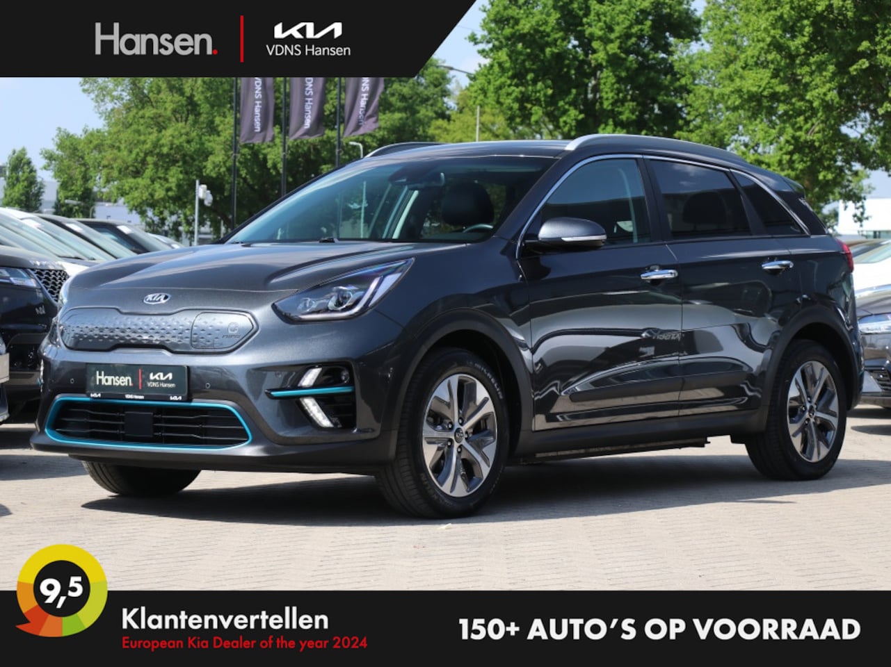 Kia e-Niro - DynamicPlusLine 64 kWh I 3-Fase I Navi I JBL I Dodehoekdetectie - AutoWereld.nl