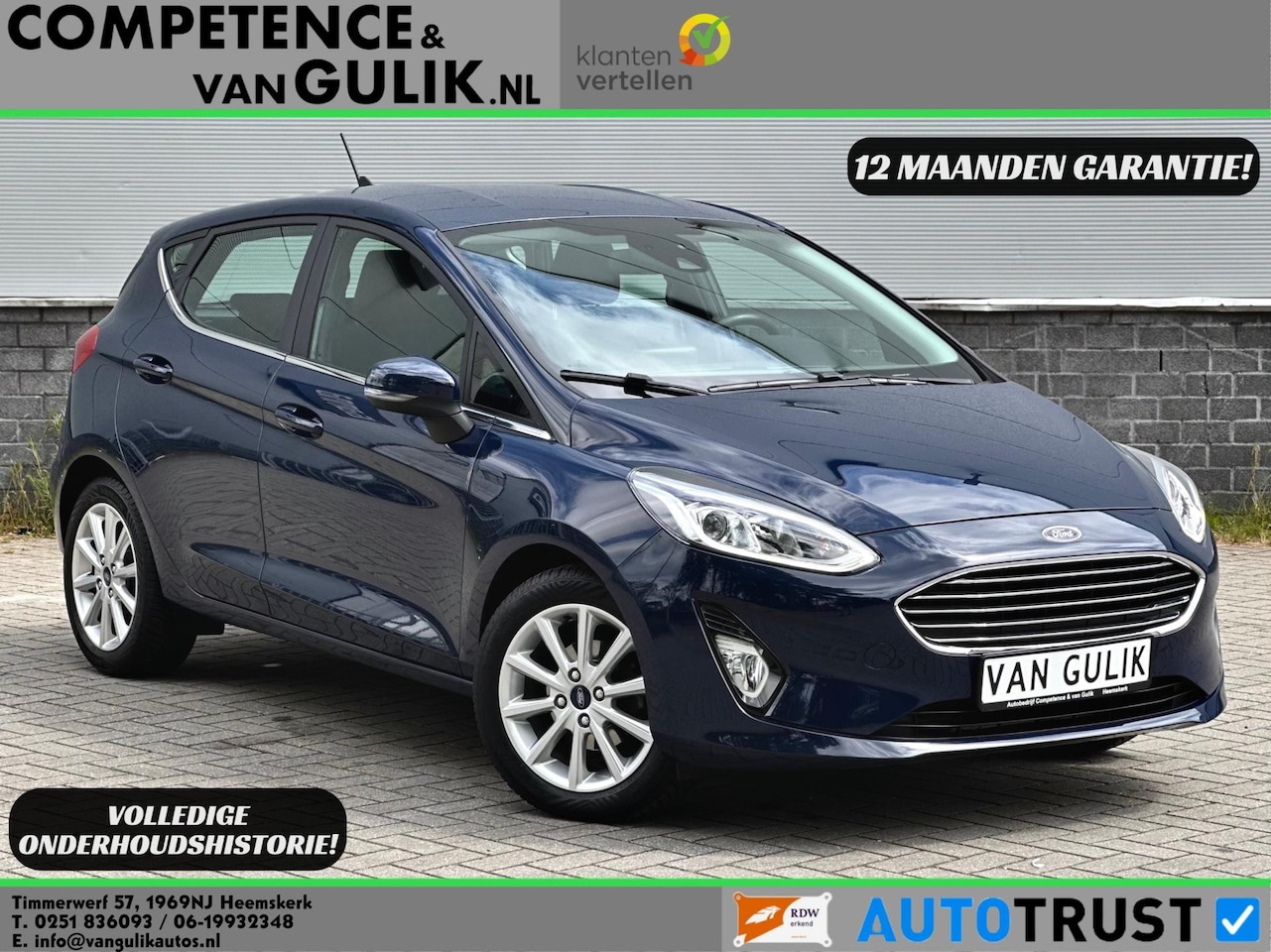 Ford Fiesta - 1.1 Titanium | Cruise control | Airco | Winterpakket | LED | - AutoWereld.nl