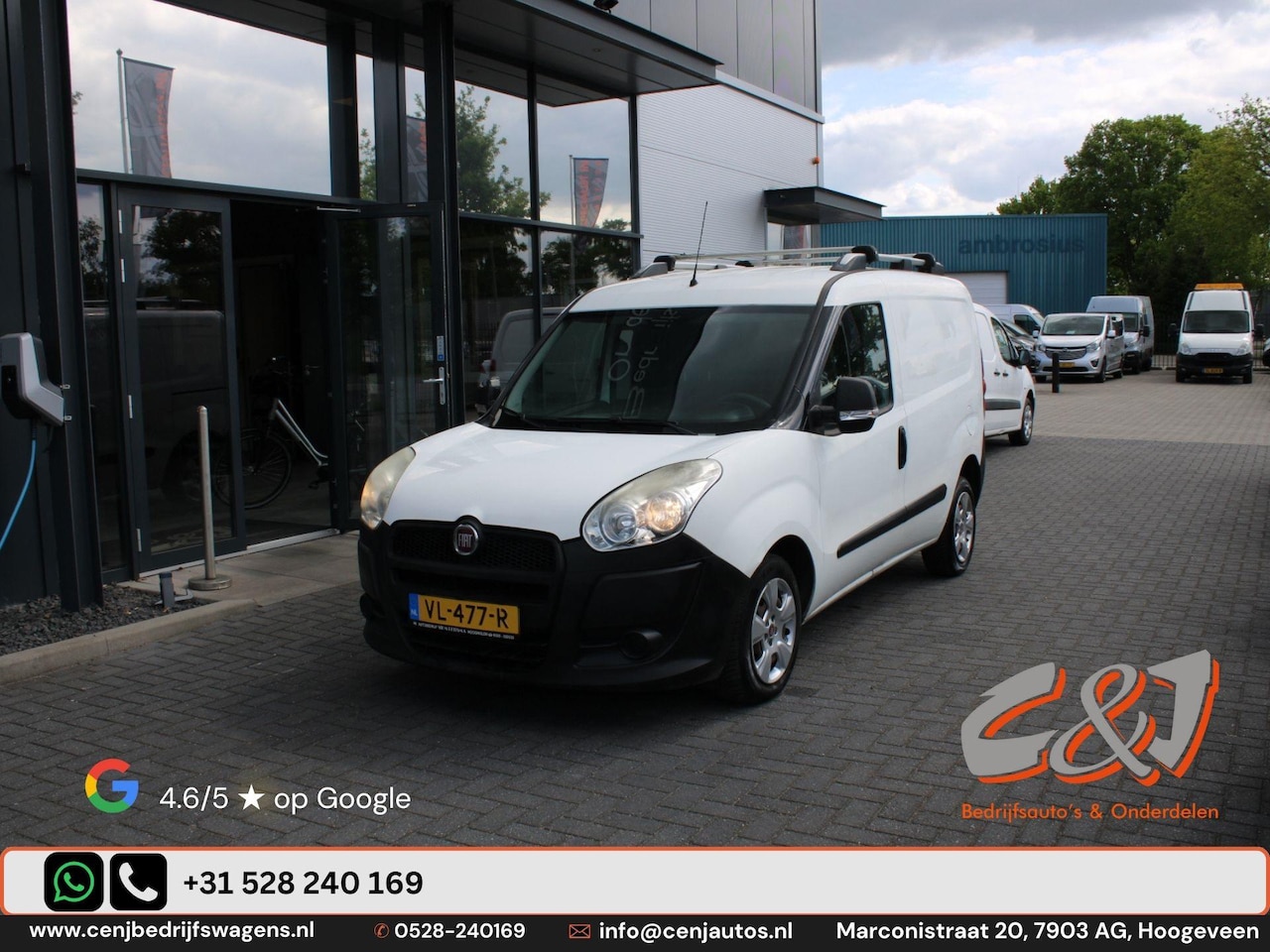 Fiat Doblò Cargo - 1.3 MultiJet Actual airco elek pakket - AutoWereld.nl