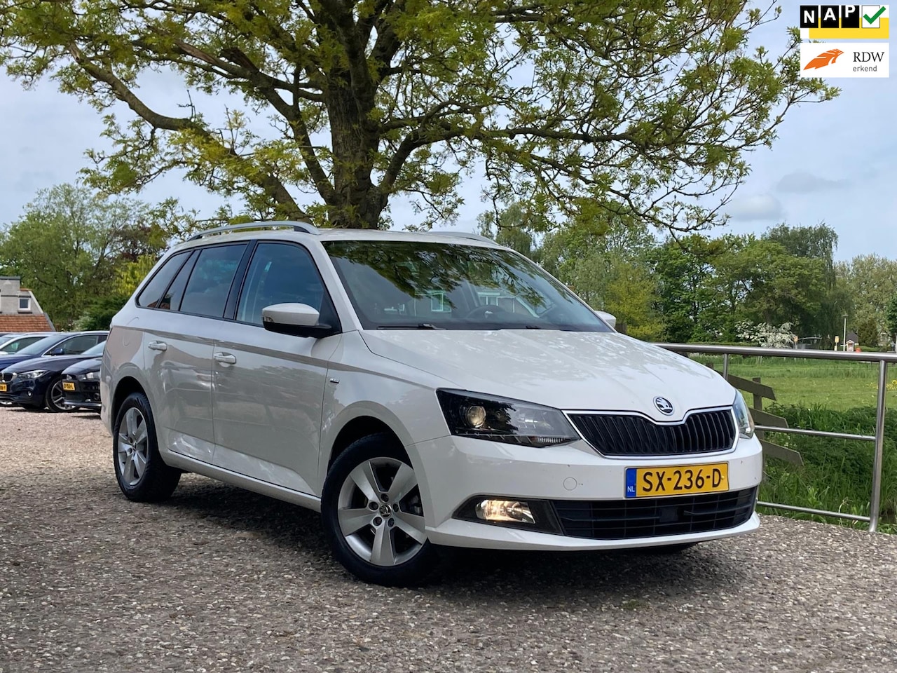 Skoda Fabia Combi - 1.0 TSI Clever | Cruise + Airco + Navi nu € 9.975,-!!! - AutoWereld.nl