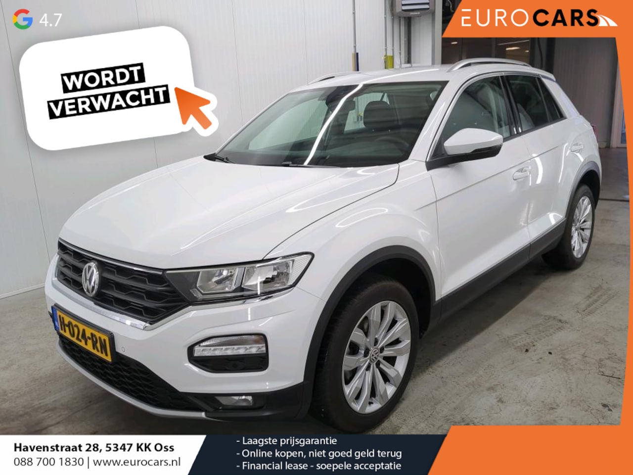 Volkswagen T-Roc - 1.5 TSI 150pk Automaat Style Business Navigatie Lichtmetalen Velgen Airco Parkeer sensoren - AutoWereld.nl