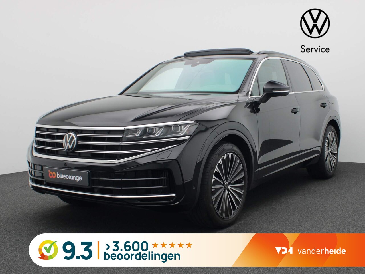 Volkswagen Touareg - 3.0 TSi eHybrid 4MOTION Elegance 382PK DSG Luchtvering, Servosluiting, Pano-Schuifdak, 360 - AutoWereld.nl