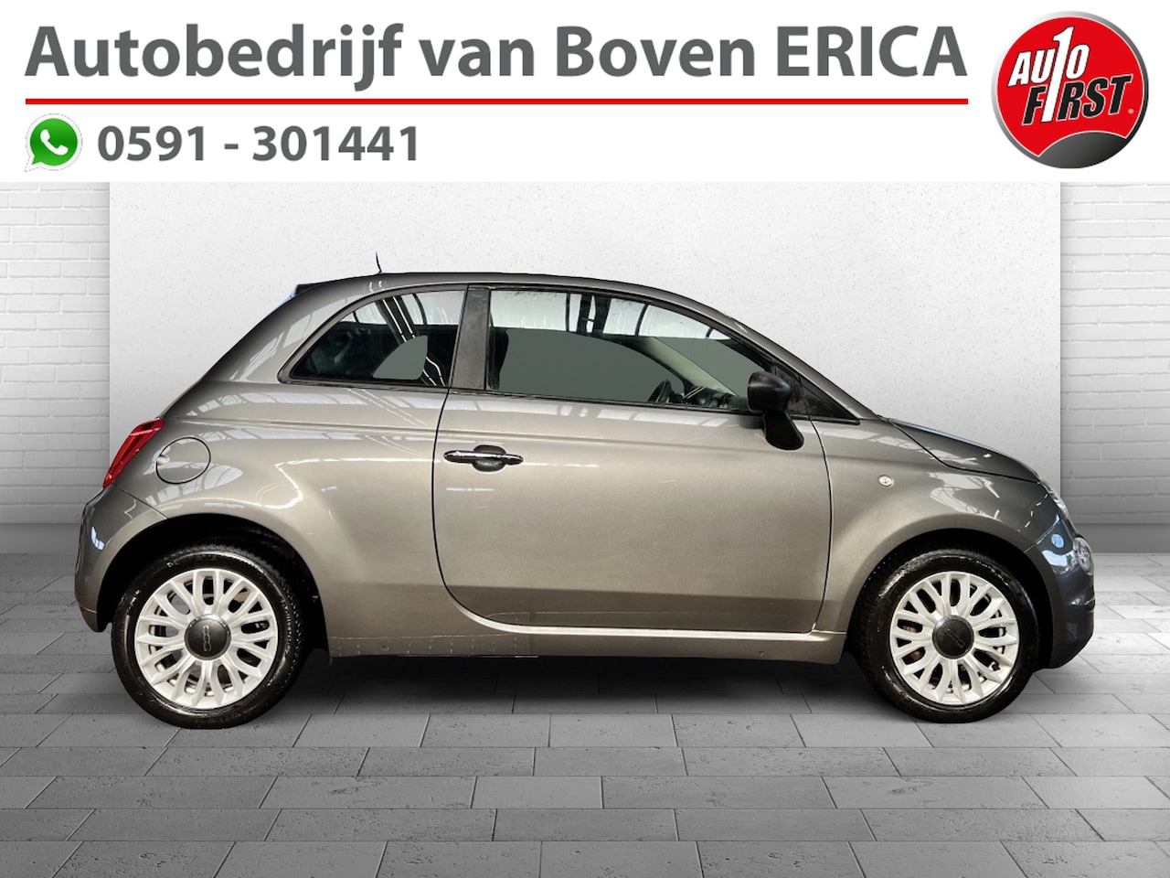 Fiat 500 - 0.9 TA T Popstar Cruise BTtelefoon Airco Scherm - AutoWereld.nl
