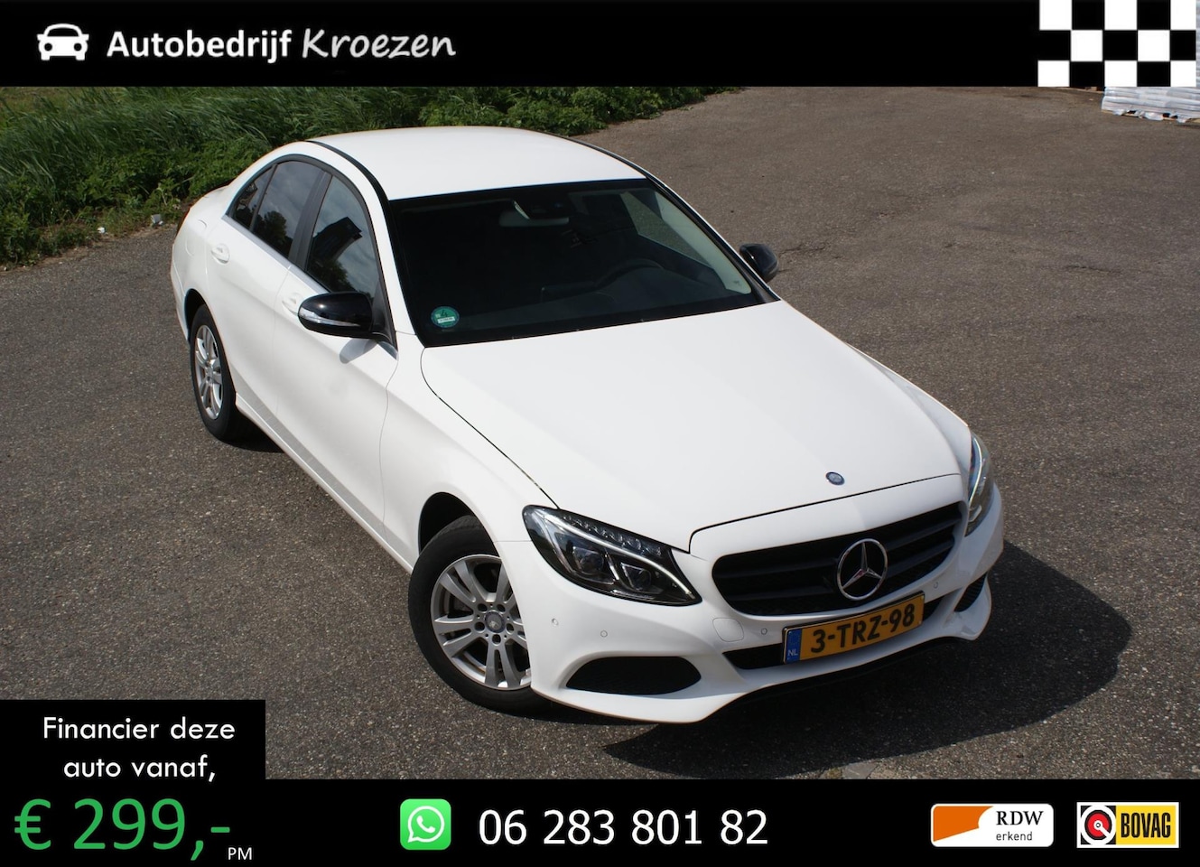 Mercedes-Benz C-klasse - 180 Ambition Comfort | Led | Org NL | Trekhaak | - AutoWereld.nl