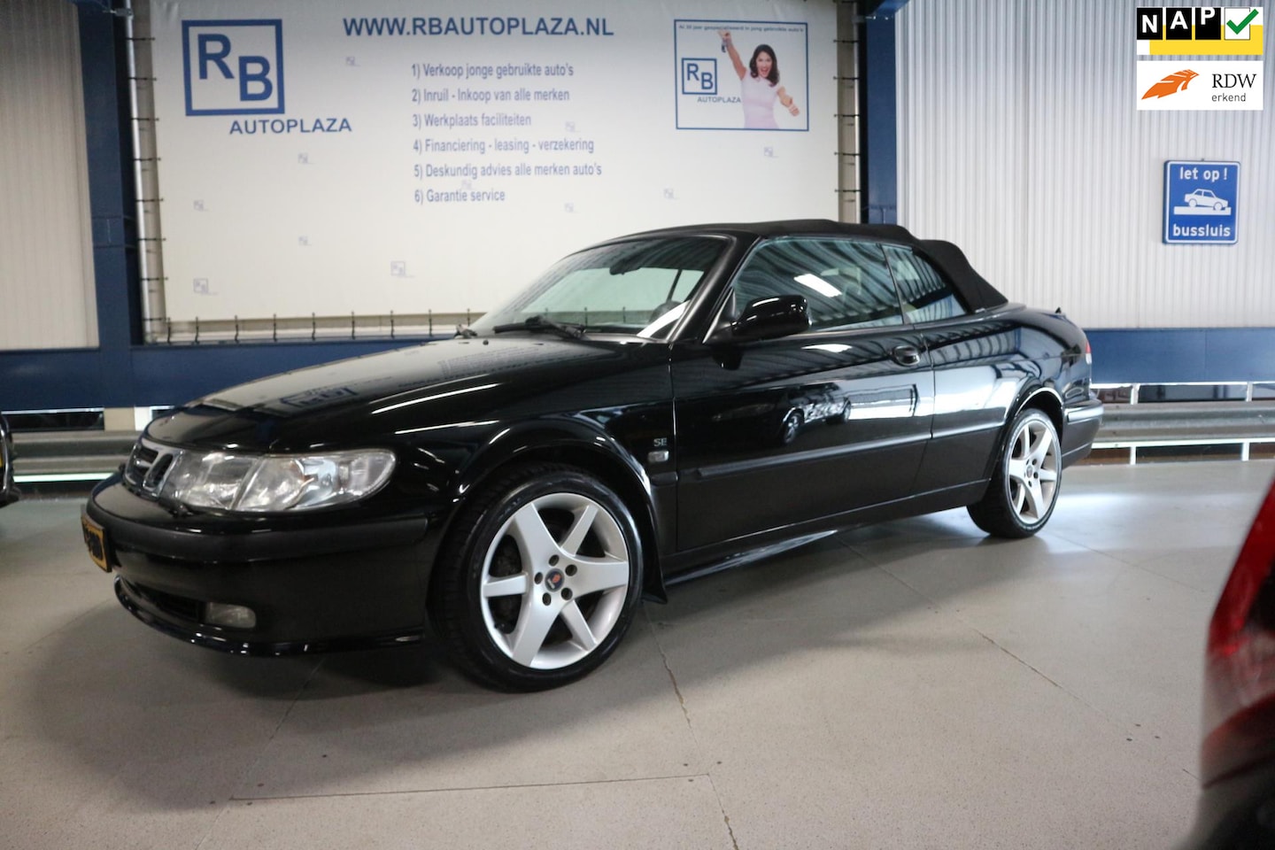 Saab 9-3 Cabrio - 2.0t S / Electrisch Dak / APK 6 2026 / Leuke Youngtimer ! ! ! - AutoWereld.nl