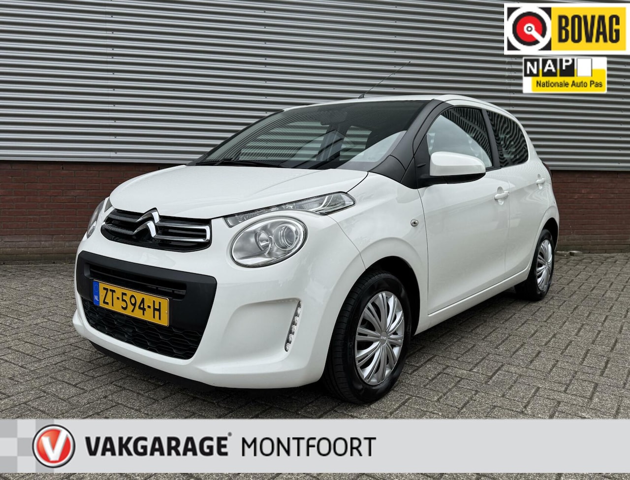 Citroën C1 - 1.0 VTi Feel|Airco|Bluetooth|Elek.Ramen|Snelheidsbegrenzer| - AutoWereld.nl