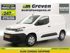 Citroën Berlingo - 1.2 PureTech L1H1 | MARGE | BENZINE | EMISSIEVRIJE ZONE | 111PK Airco Cruise PDC Elektrpak