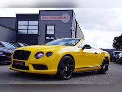 Bentley Continental GTC - 4.0 V8S | Luxe leder met ruitmotief | MONACO YELLOW | UNIEKE auto | Gele Stiksels | Massag