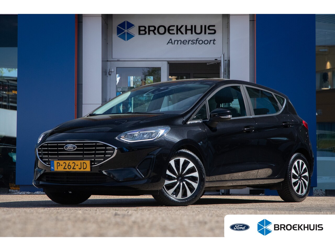 Ford Fiesta - 1.0 EcoBoost Hybrid Titanium| Airco (automatisch) | Apple Carplay/Android Auto|telefoonint - AutoWereld.nl