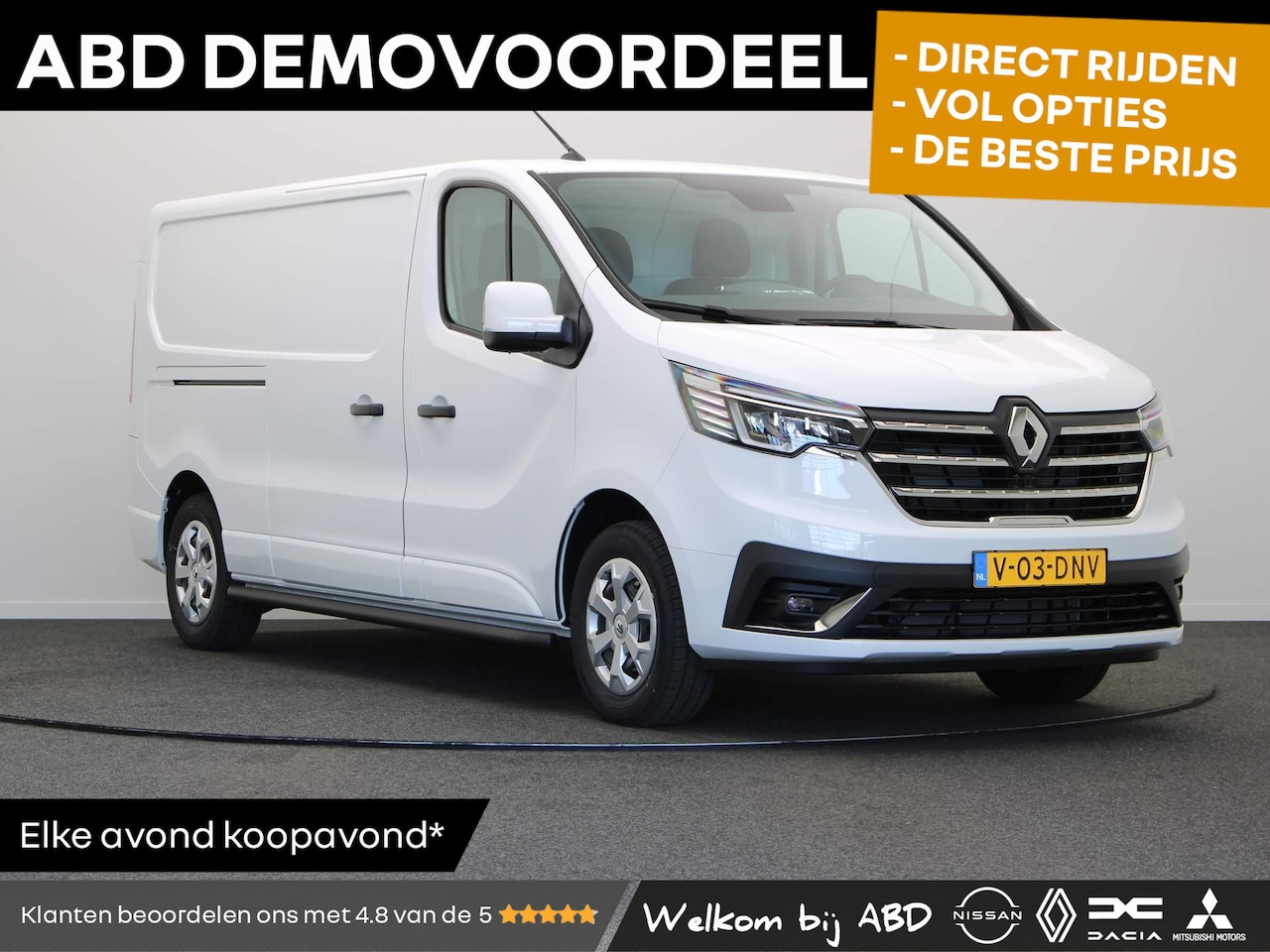 Renault Trafic - 2.0 dCi 130 T30 L2H1 Work Edition | Sidebars | Bumpers volledig in kleur | Laadruimtebetim - AutoWereld.nl