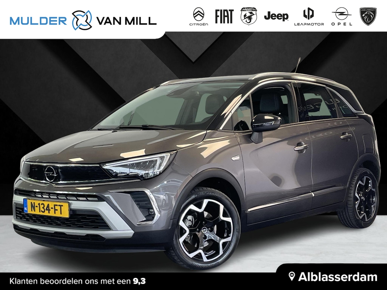 Opel Crossland - Ultimate 1.2 Turbo 110pk | ALCANTARA / LEDER | AGR-STOELEN | TREKHAAK | PANO DAK | NAVI | - AutoWereld.nl