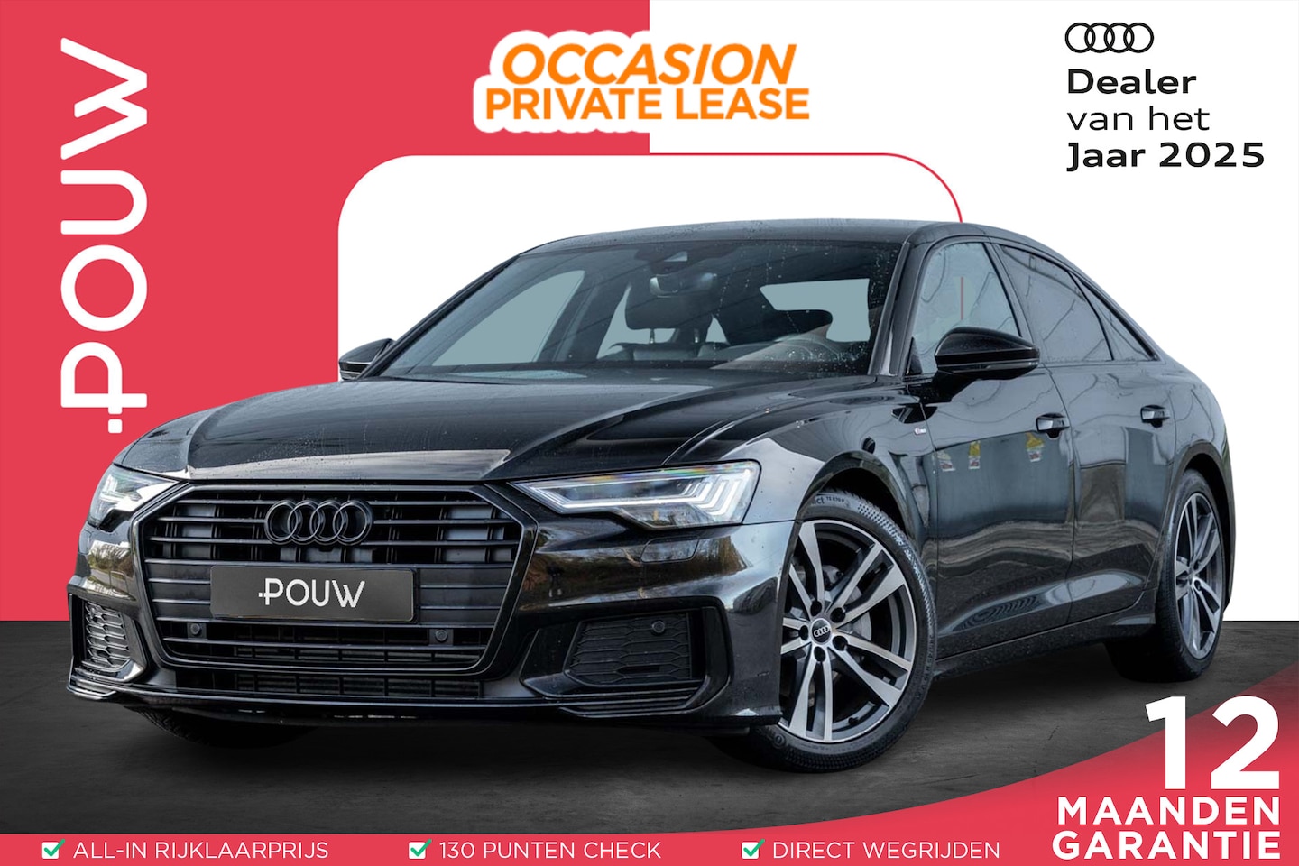 Audi A6 Limousine - 40 TFSI 204pk S Edition l HD Matrix | Camera | Stoelverwarming | Sportonderstel - AutoWereld.nl