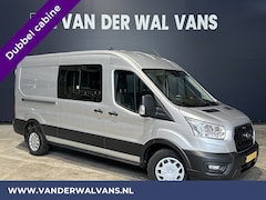 Ford Transit - 2.0 TDCI 131pk L3H2 Dubbele Cabine Euro6 Airco | 6-Zits | LED | 2500kg Trekhaak | Cruiseco