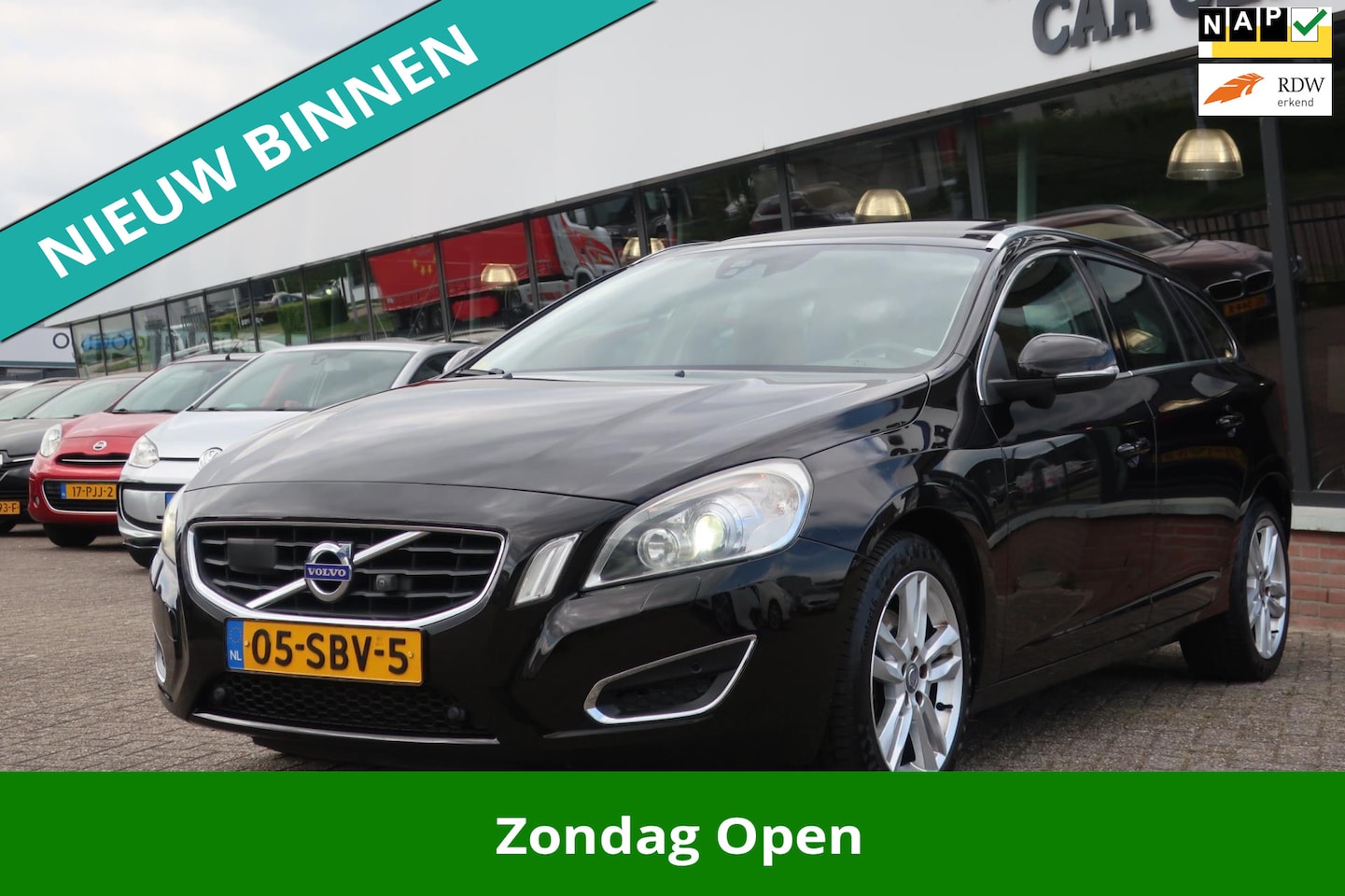 Volvo V60 - 2.0 D3 Summum 1e EIG_ADAP-CRUIS_360 CAM_PDC V+A_BLIZZ. - AutoWereld.nl