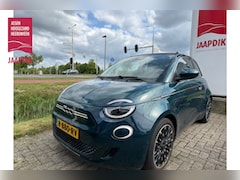 Fiat 500 - Cabrio La Prima 42 kWh Nieuw Binnen CAMERA / PDC / APPLE & ANDROID / LMV / LEDER