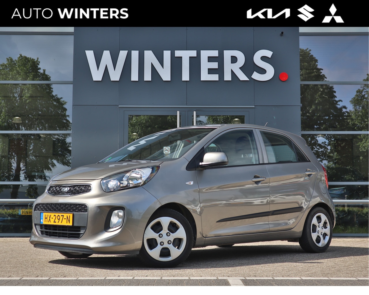 Kia Picanto - 1.0 CVVT ComfortLine 1e Eigenaar | Dealer onderhouden | Airco - AutoWereld.nl