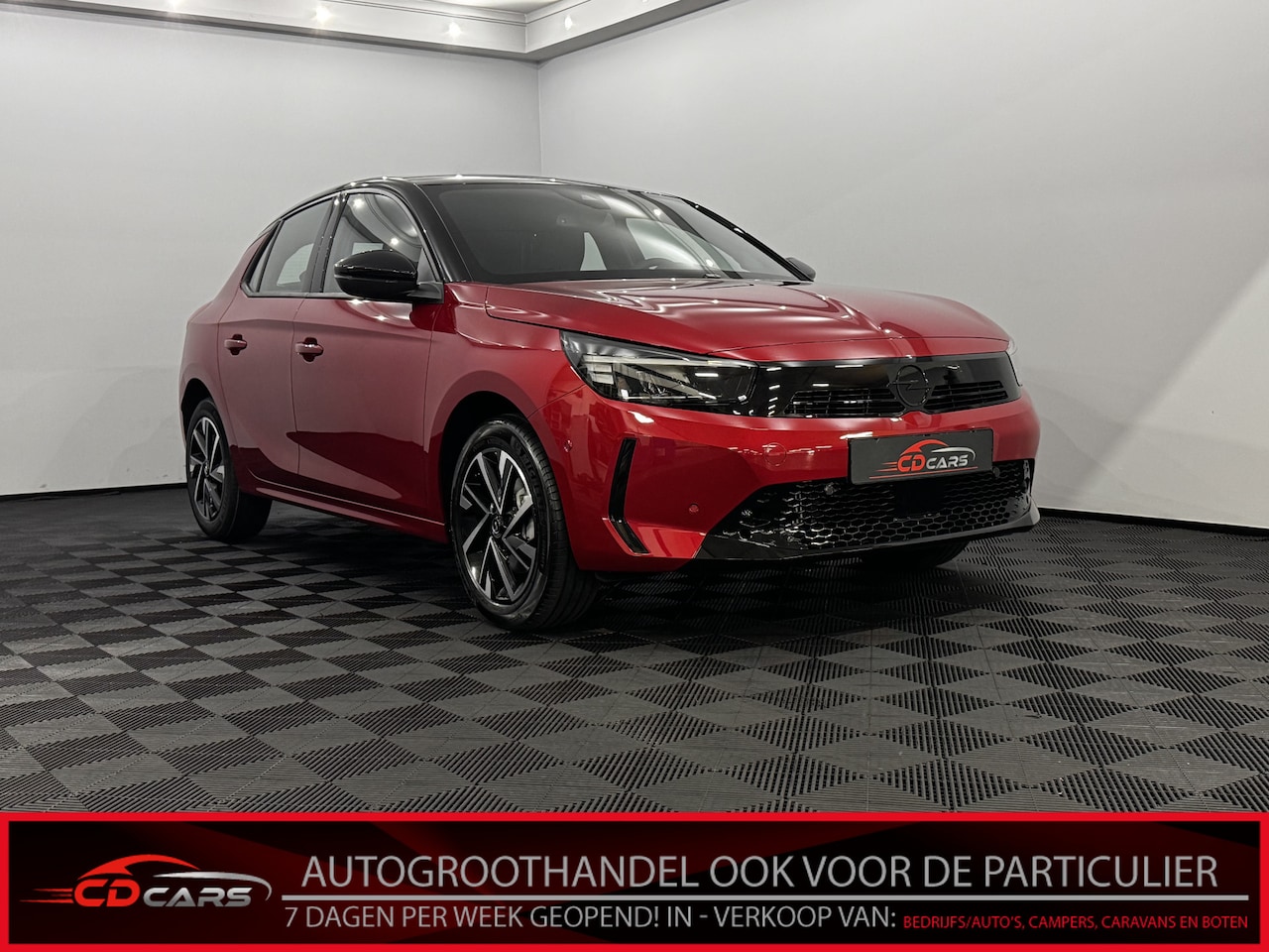 Opel Corsa - 1.2 GS Line Half leder, Camera, Apple carplay, Virtual desk, Winterpakket, Cruise control, - AutoWereld.nl