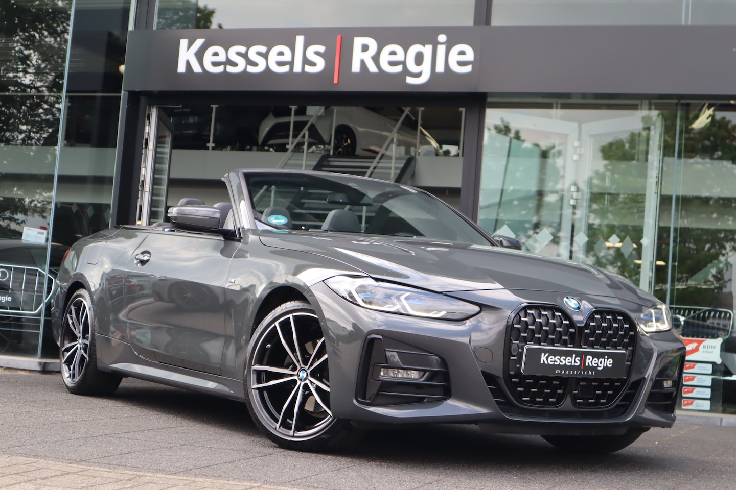 BMW 4-serie Cabrio - 420i M-sport Laser-Led Leer Virtual Navi ACC - AutoWereld.nl