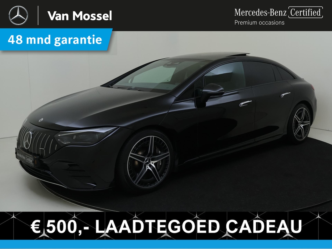 Mercedes-Benz EQE - AMG 43 4MATIC 91 kWh / Premium/ Panoramadak/ Achterasbesturing/ Burmester/ Memory - AutoWereld.nl