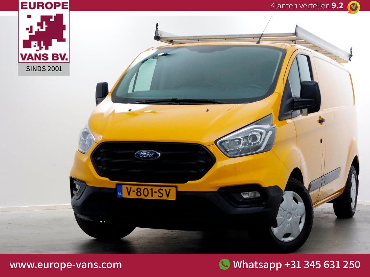 Ford Transit Custom - 340 2.0 TDCI 130pk E6 L2H1 Trend Airco Trekhaak 2800kg 11-2018 - AutoWereld.nl