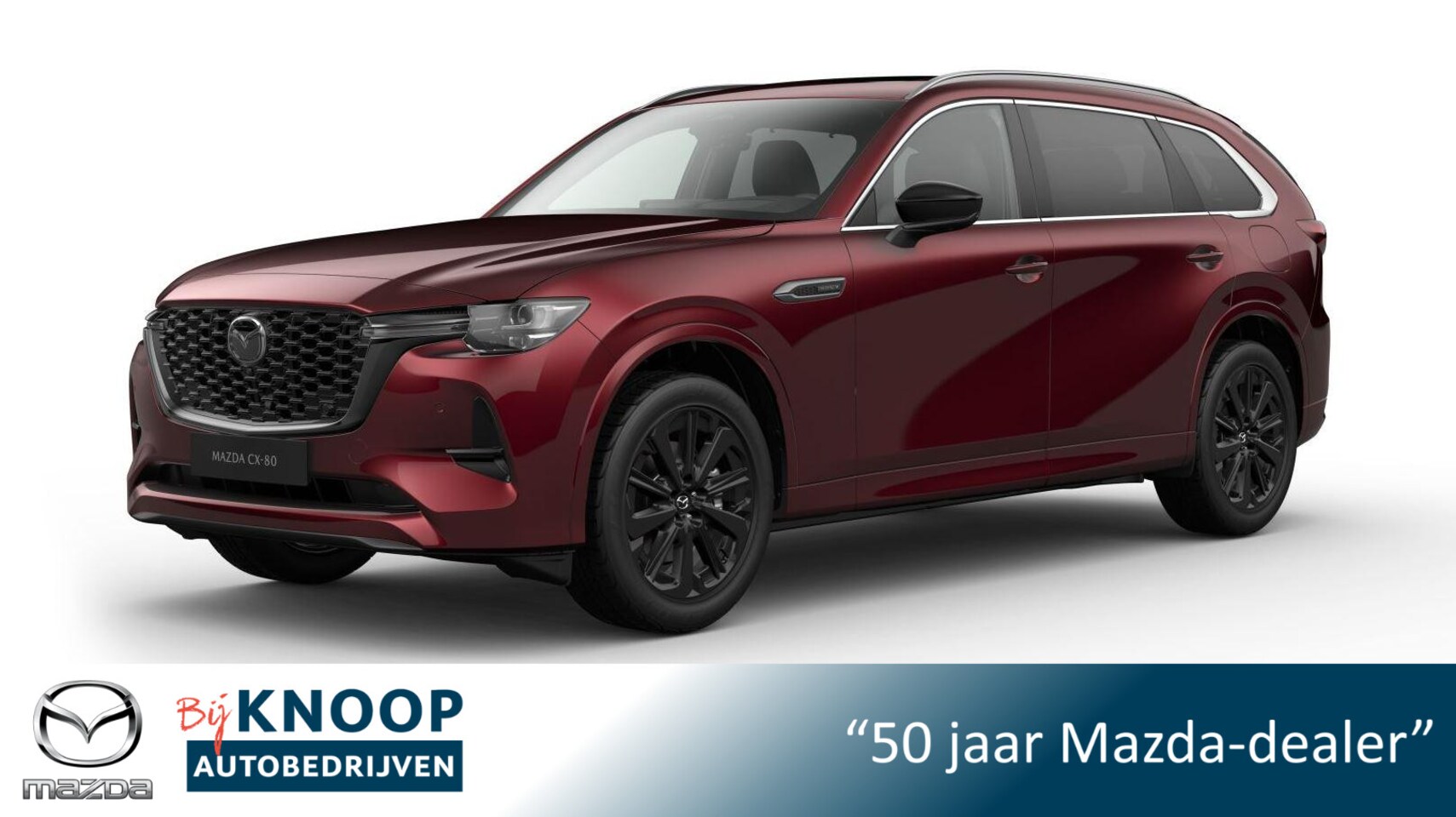 Mazda CX-80 - 2.5 e-SkyActiv PHEV Homura Plus € 3.500,- VOORRAADKORTING - AutoWereld.nl