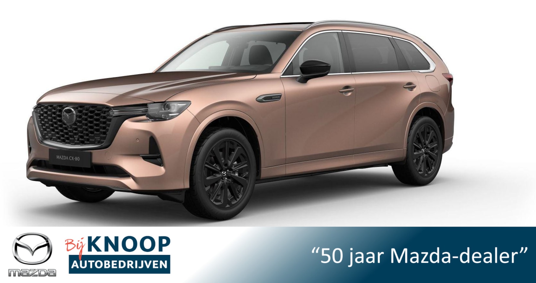 Mazda CX-80 - 2.5 e-SkyActiv PHEV Homura Plus € 3.550,- VOORRAADKORTING - AutoWereld.nl