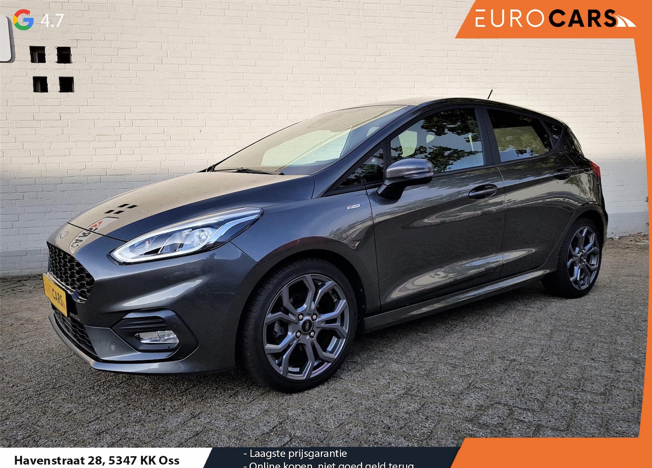 Ford Fiesta - 1.0 EcoBoost ST-Line Navigatie Climate Control DAB Stoelverwarming Parkeer Sensoren Led Li - AutoWereld.nl