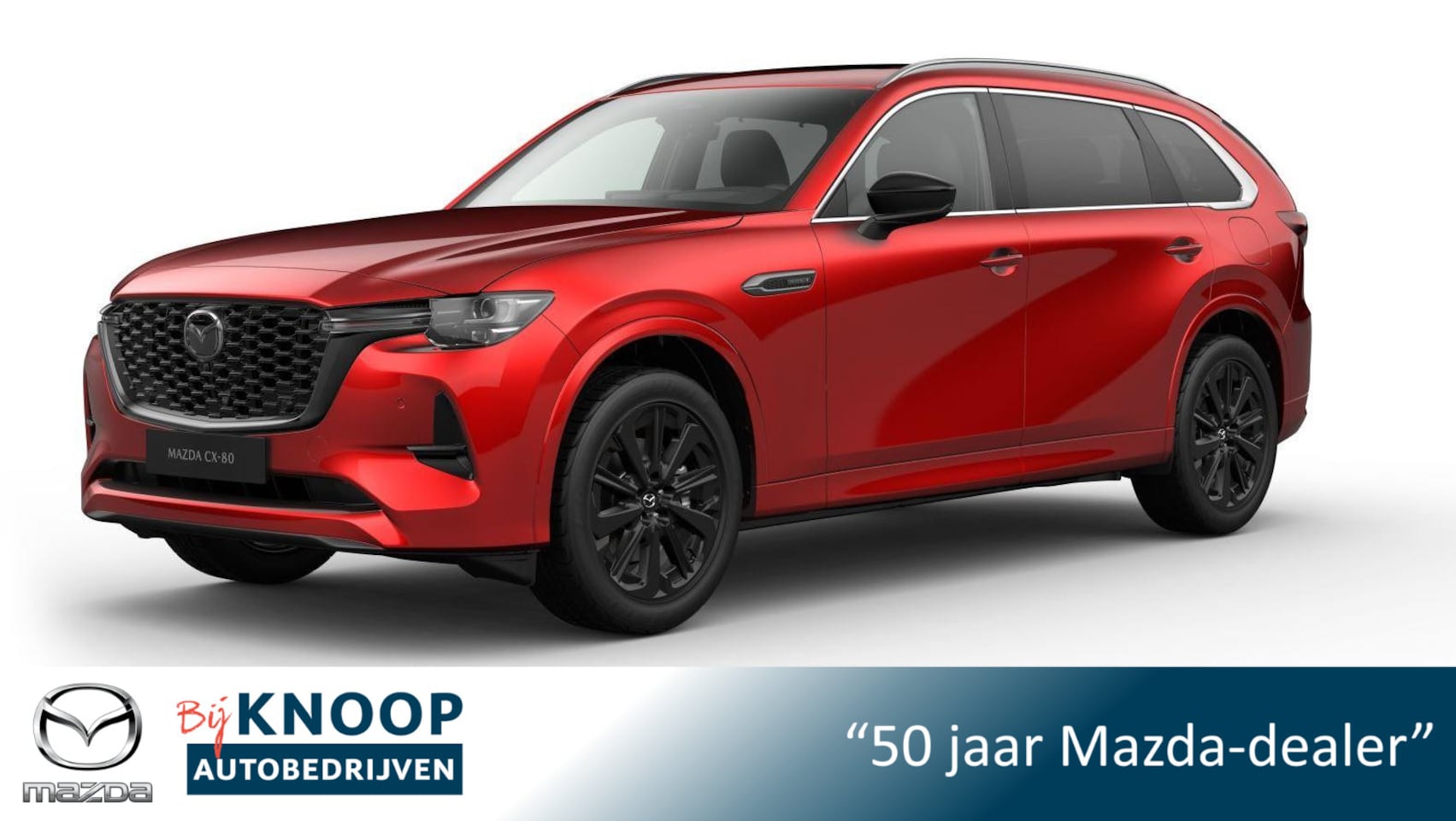 Mazda CX-80 - 2.5 e-SkyActiv PHEV Homura Plus € 3.500,- VOORRAADKORTING - AutoWereld.nl