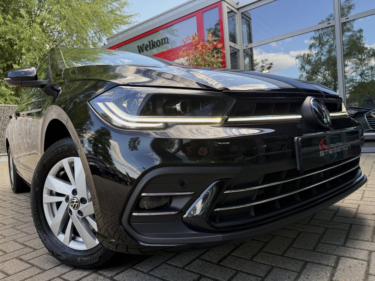 Volkswagen Polo - 1.0 TSI AUT. *!* HIGHLINE *!* IQ LED/ VIRTUAL/ CAMERA/ CRUISE/ STOELVERWARMING *!* - AutoWereld.nl