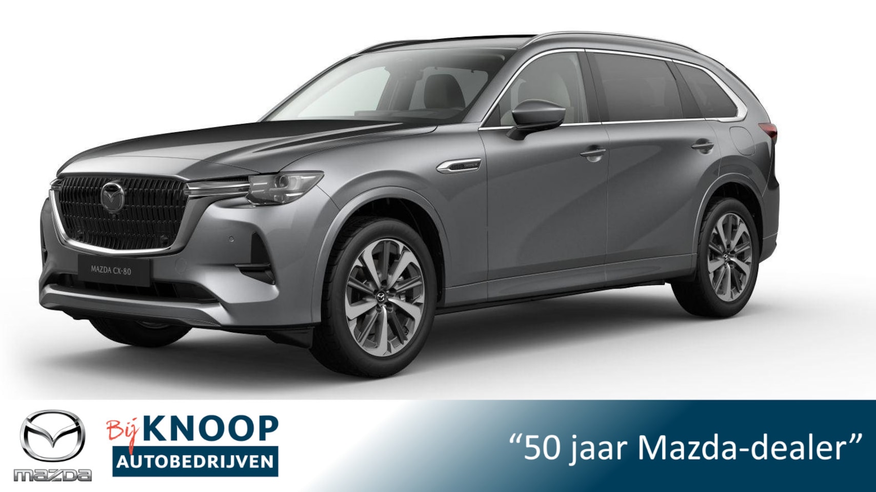 Mazda CX-80 - 2.5 e-SkyActiv PHEV Takumi Plus 6p. | € 3.500,- VOORRAADKORTING - AutoWereld.nl