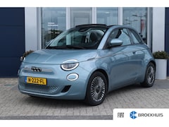 Fiat 500e - Icon 42 kWh | Cabrio | Stoelverwarming | Adaptieve Cruise | Camera | Navi | Carplay | Keyl